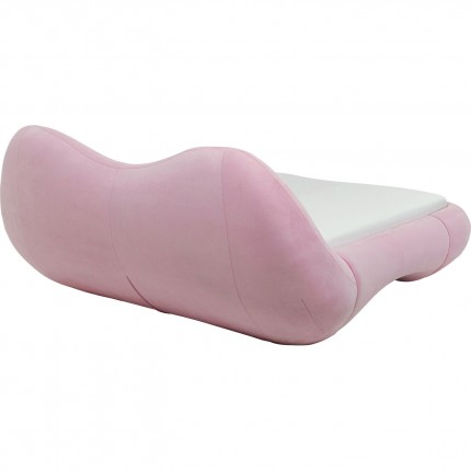 Bed Fluid Dreams pink 180x200cm Kare Design