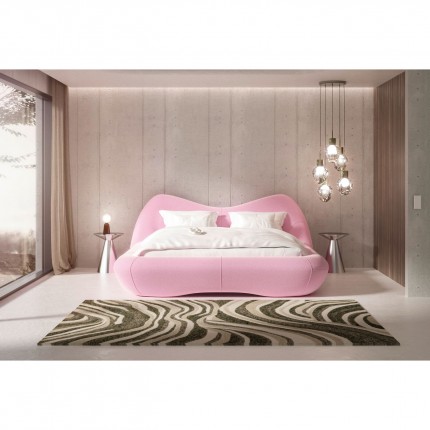Bed Fluid Dreams pink 180x200cm Kare Design
