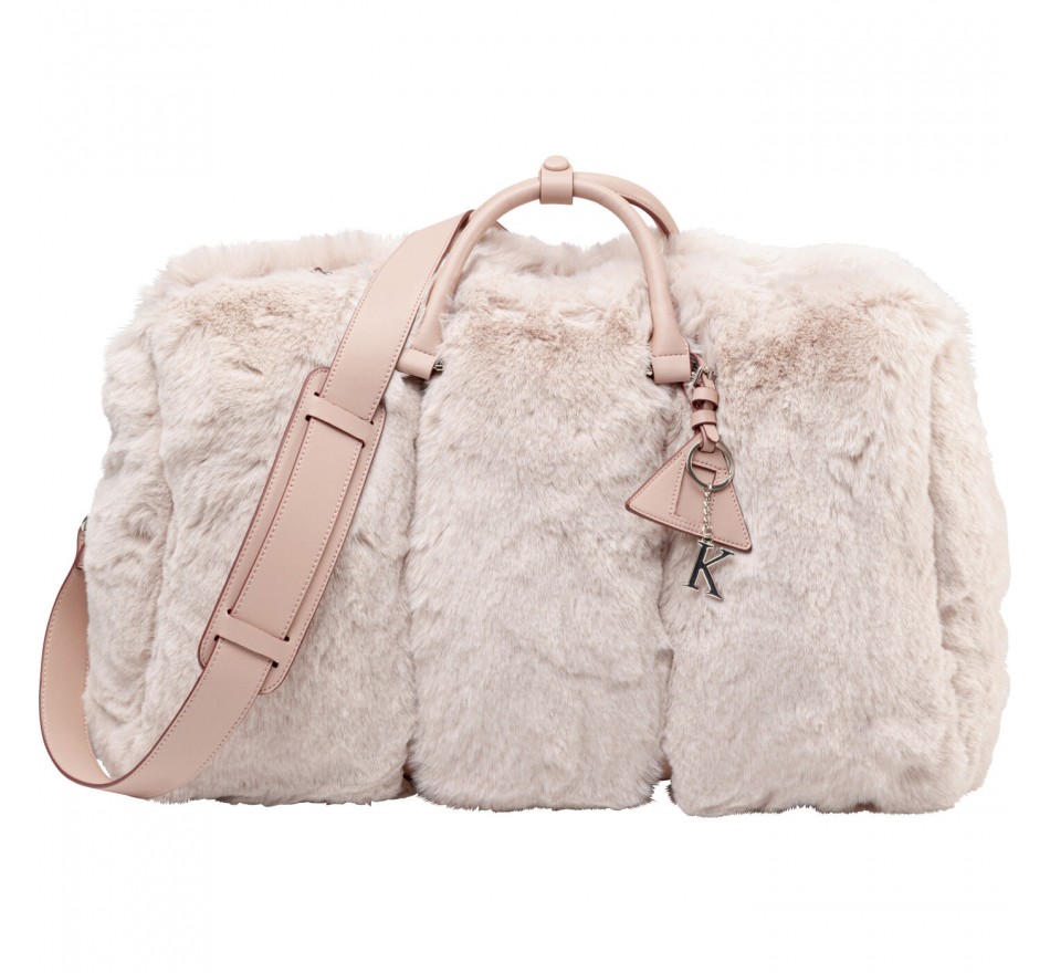Travel Bag Mika pink beige Kare Design