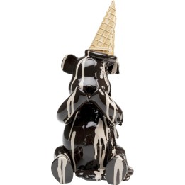 Figurine décorative Sitting Gelato Bear noir 37cm