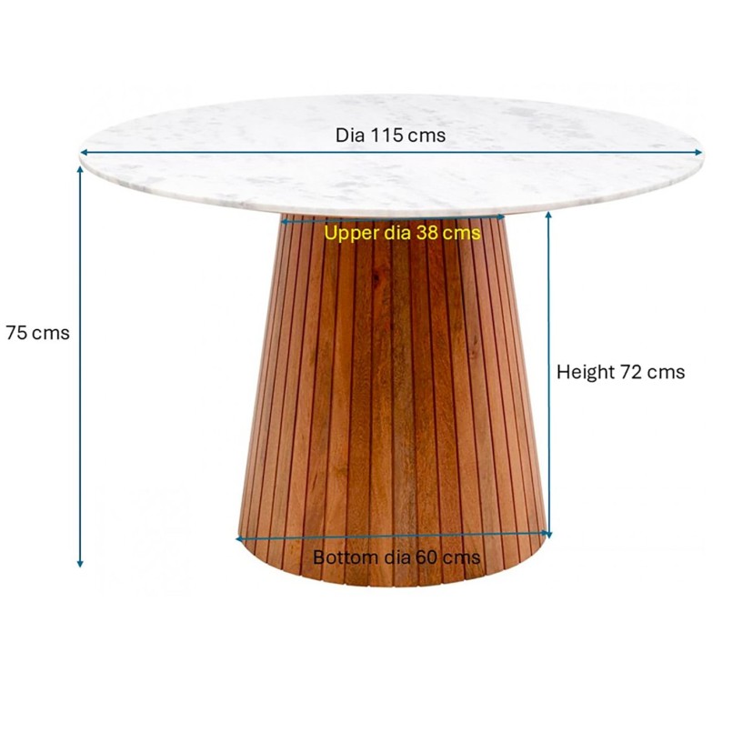 Table Grace Ø115cm Kare Design