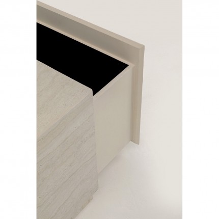 Coffee Table with drawers Travertino 80x60cm Kare Design