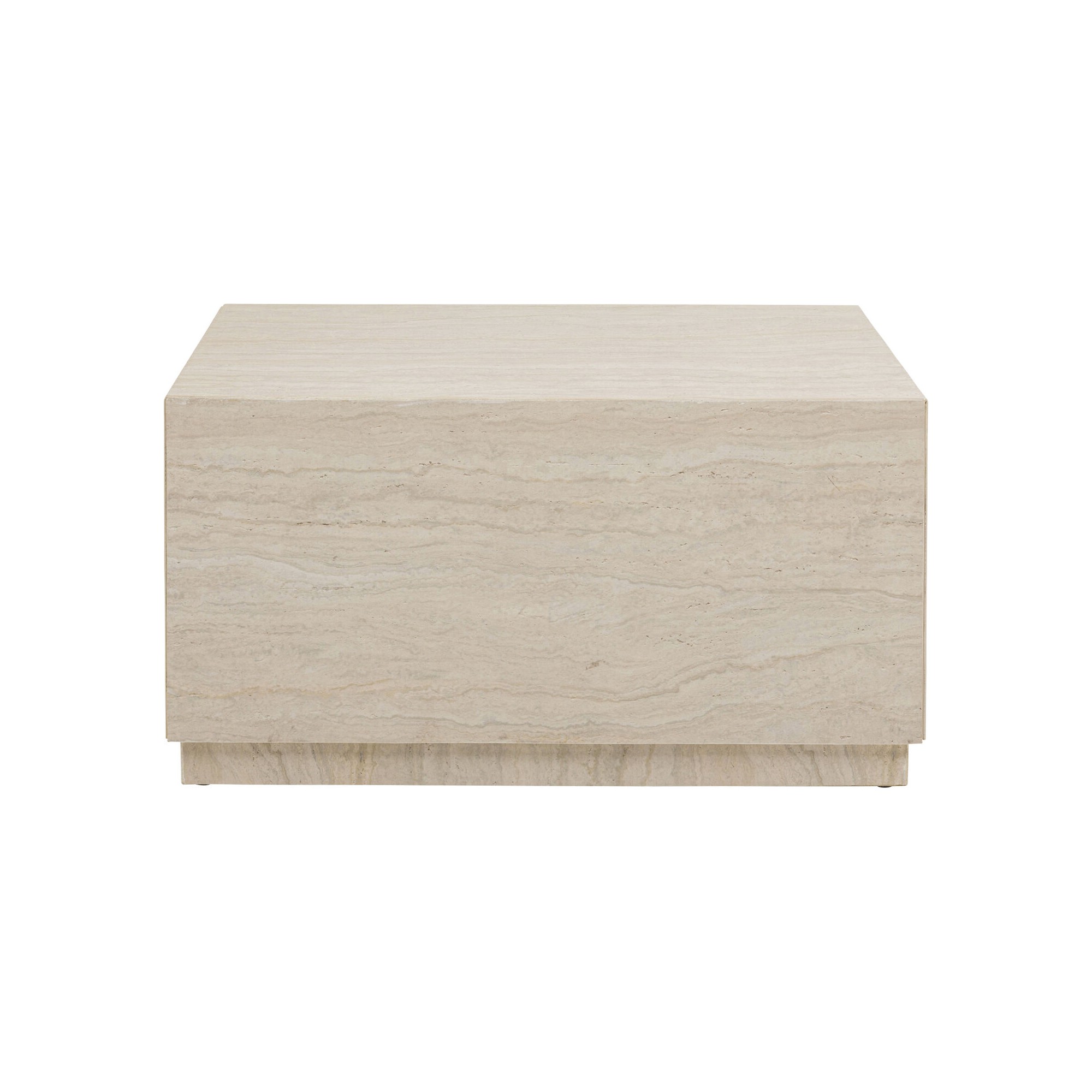 Table basse Travertino Trunk 80x60cm