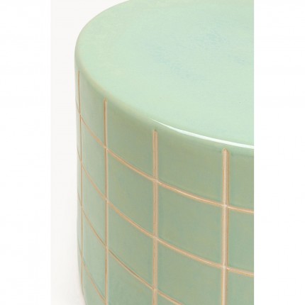 Table d'appoint Bliss Tile 42cm verte Kare Design