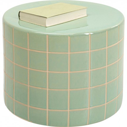 Table d'appoint Bliss Tile 42cm verte Kare Design