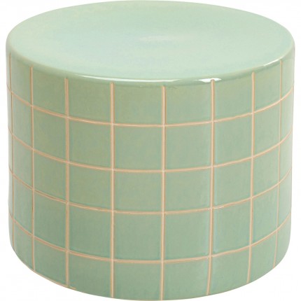 Table d'appoint Bliss Tile 42cm verte Kare Design