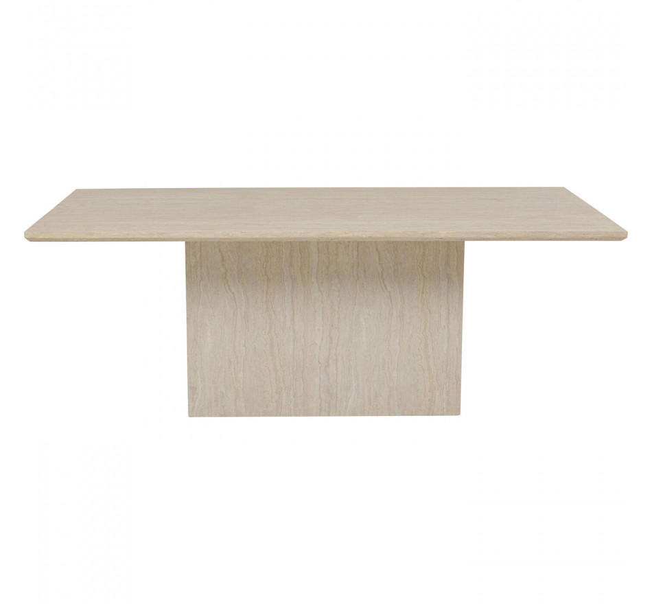 Eettafel Travertino 200x100cm Kare Design