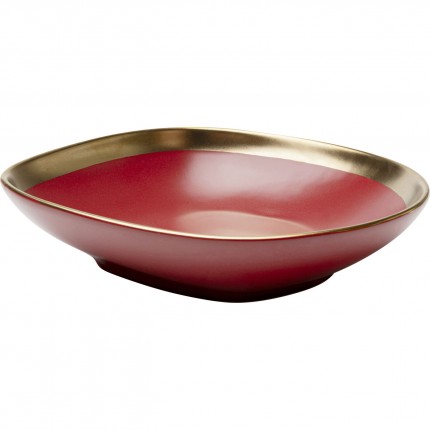 Plate Deep Vibrations Ø19cm red (4/set) Kare Design