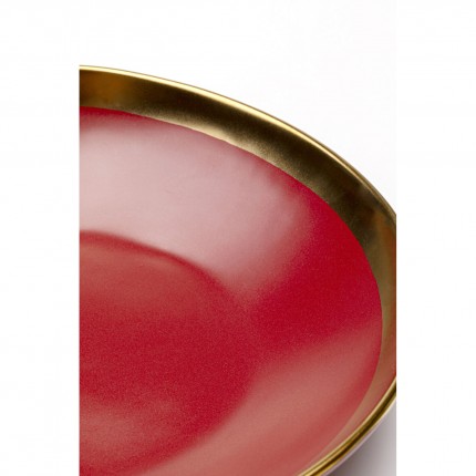 Plate Deep Vibrations Ø19cm red (4/set) Kare Design