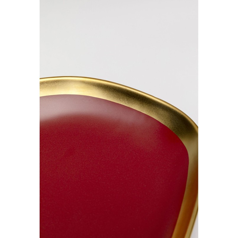 Assiette Vibrations rouge Ø27cm