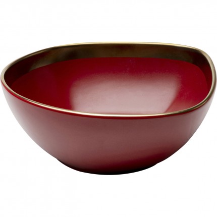 Kommen Vibrations Ø19cm rood (4/set) Kare Design