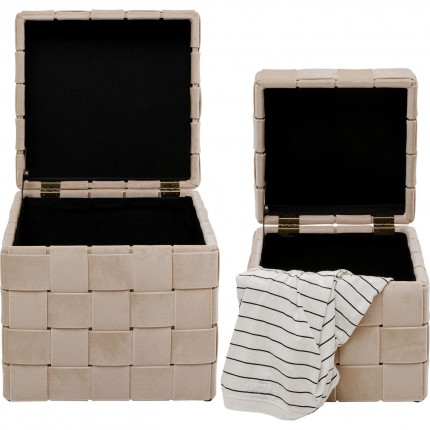 Borst Kruk Weave beige (2/Set) Kare Design