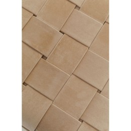 Tabouret coffre Weave beige (2/Set)