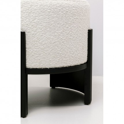 Stool Samu Ø43cm black Kare Design