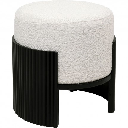 Stool Samu Ø43cm black Kare Design