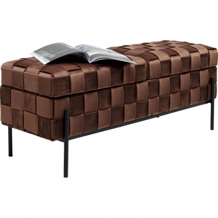 Storage Bench Weave brown Kare Design