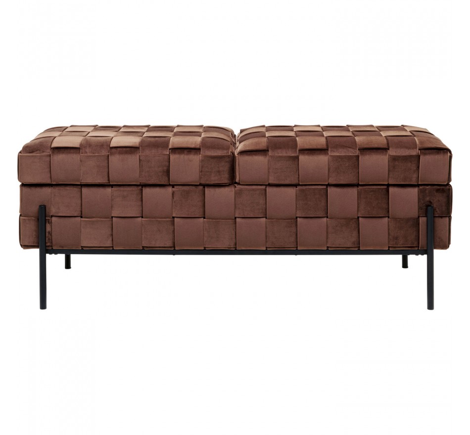 Storage Bench Weave brown Kare Design