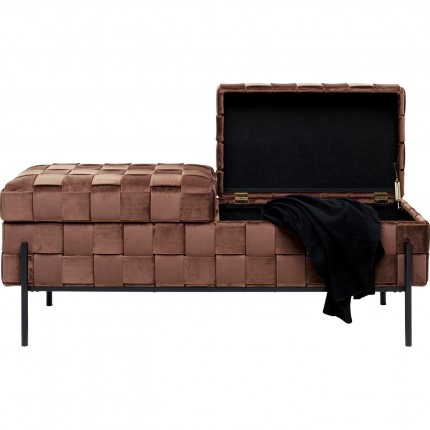 Storage Bench Weave brown Kare Design