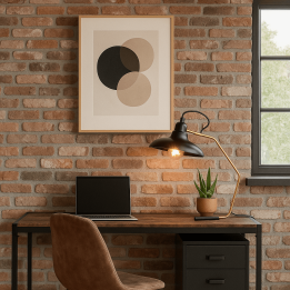 Black and gold steel industrial lamp - Doro - Kare Design