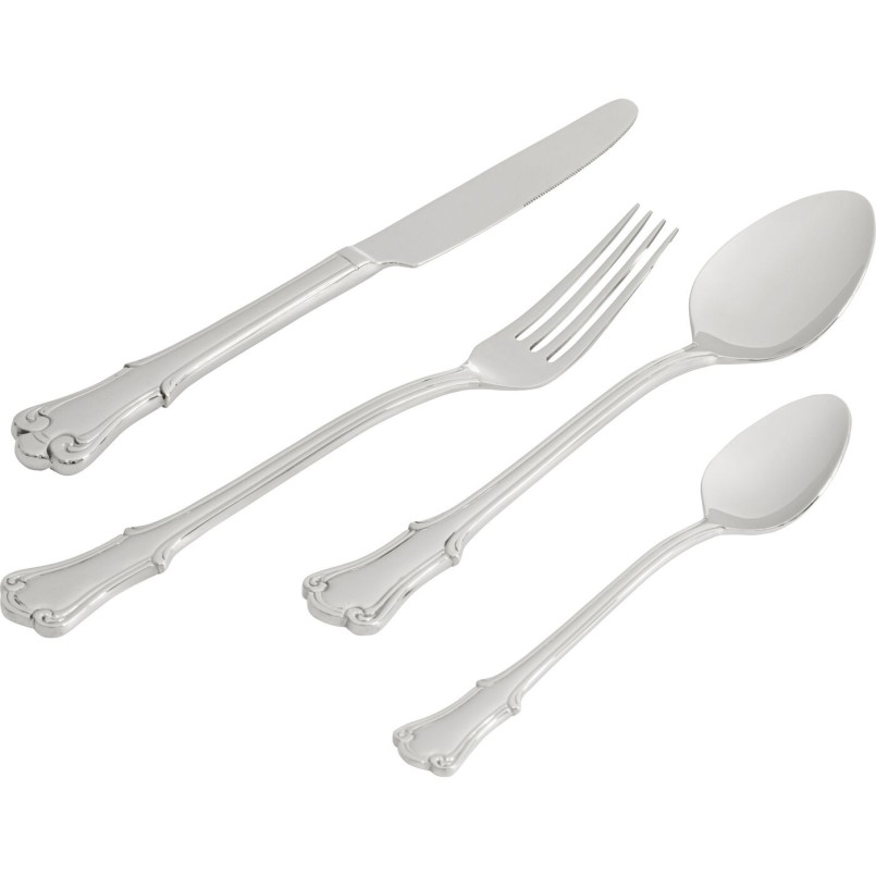 Cutlery Andrina silver (16-part) Kare Design