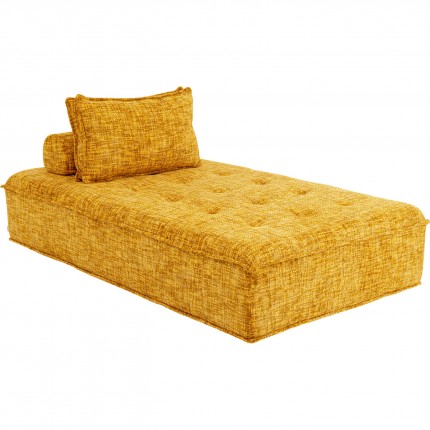 Méridienne Portofino jaune 183cm Kare Design
