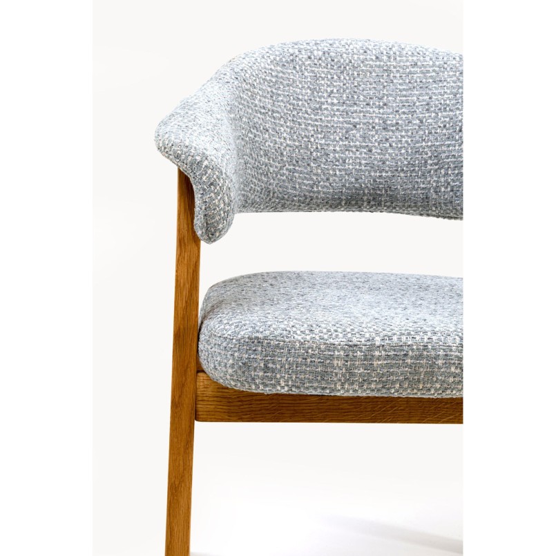 Chair with armrests Jonte blue Kare Design