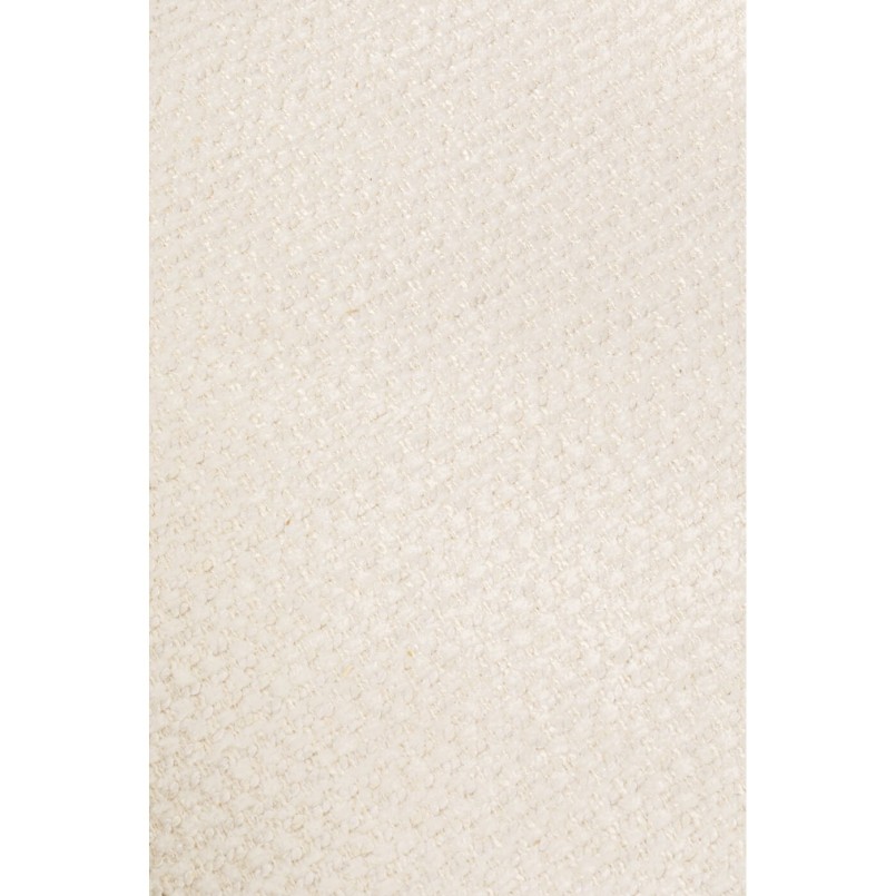 Chaise tissu tressé écru et chêne - Jonte - Kare Design