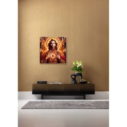 Tableau encadré Saint Halo Man 100x100cm