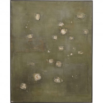 Tableau Moody 120x150cm vert Kare Design