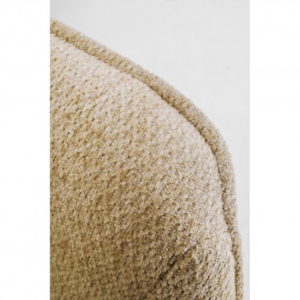 Chaise avec accoudoirs Thelma beige Kare Design