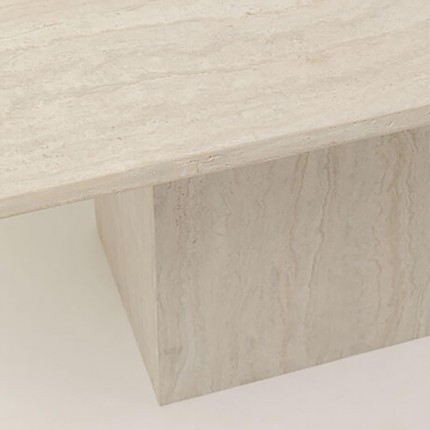 Eettafel Travertino 200x100cm Kare Design