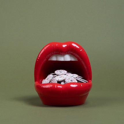 Déco bouche rouge ouverte Kare Design