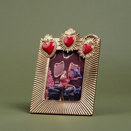 Fotolistj drie brandend harten 20x29cm Kare Design