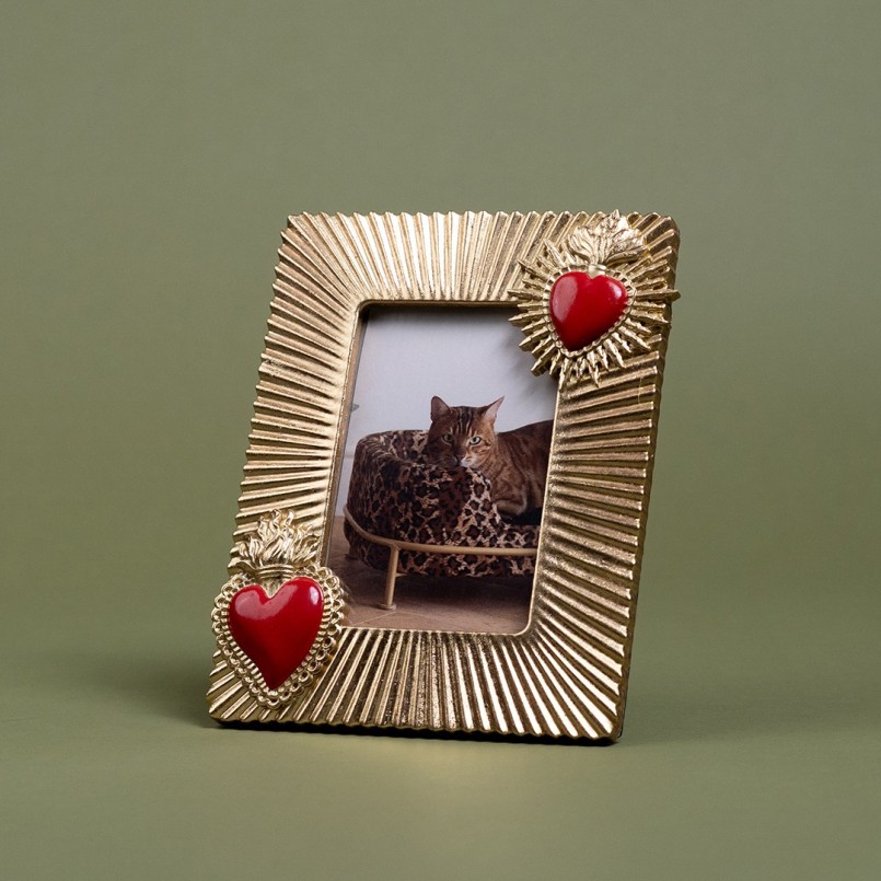 Fotolistj twee brandend harten 18x23cm Kare Design