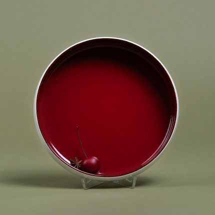 Plate Deep Colorino red Ø21cm (6/set) Kare Design