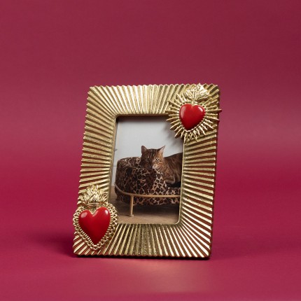 Fotolistj twee brandend harten 18x23cm Kare Design