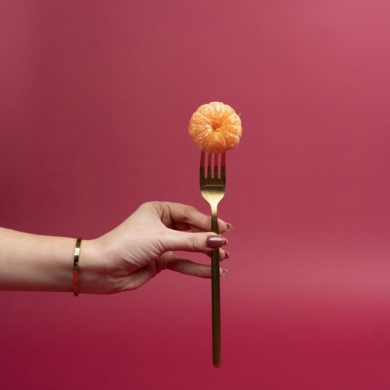 Gold-plated steel cutlery - Gloria - Kare Design