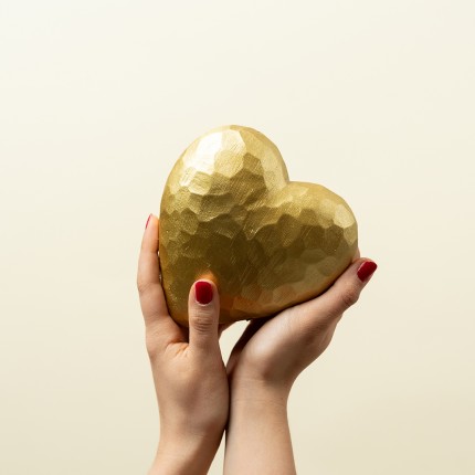 Déco coeur doré Kare Design