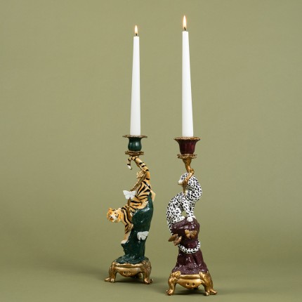 Candler Holder tiger 33cm Kare Design