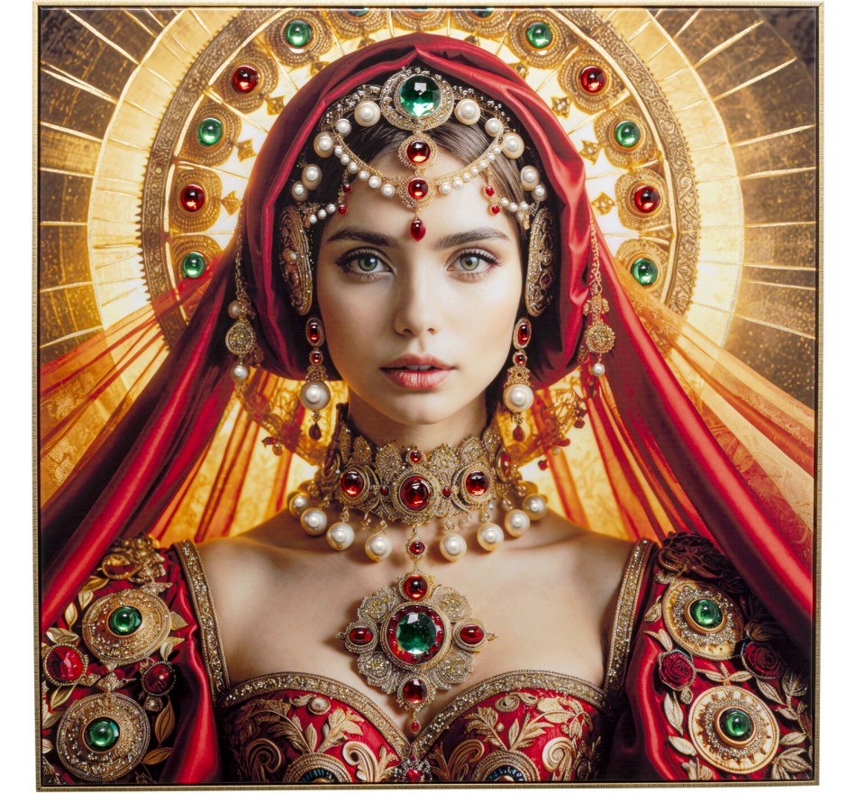 Framed Picture Saint woman 100x100cm Kare Design