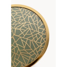 Table d appoint Grazia Crack Ø25cm