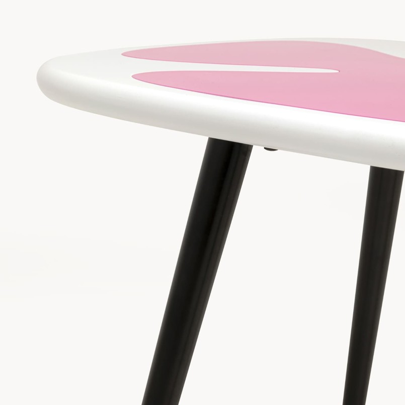 Bijzettafel Petal roze Kare Design