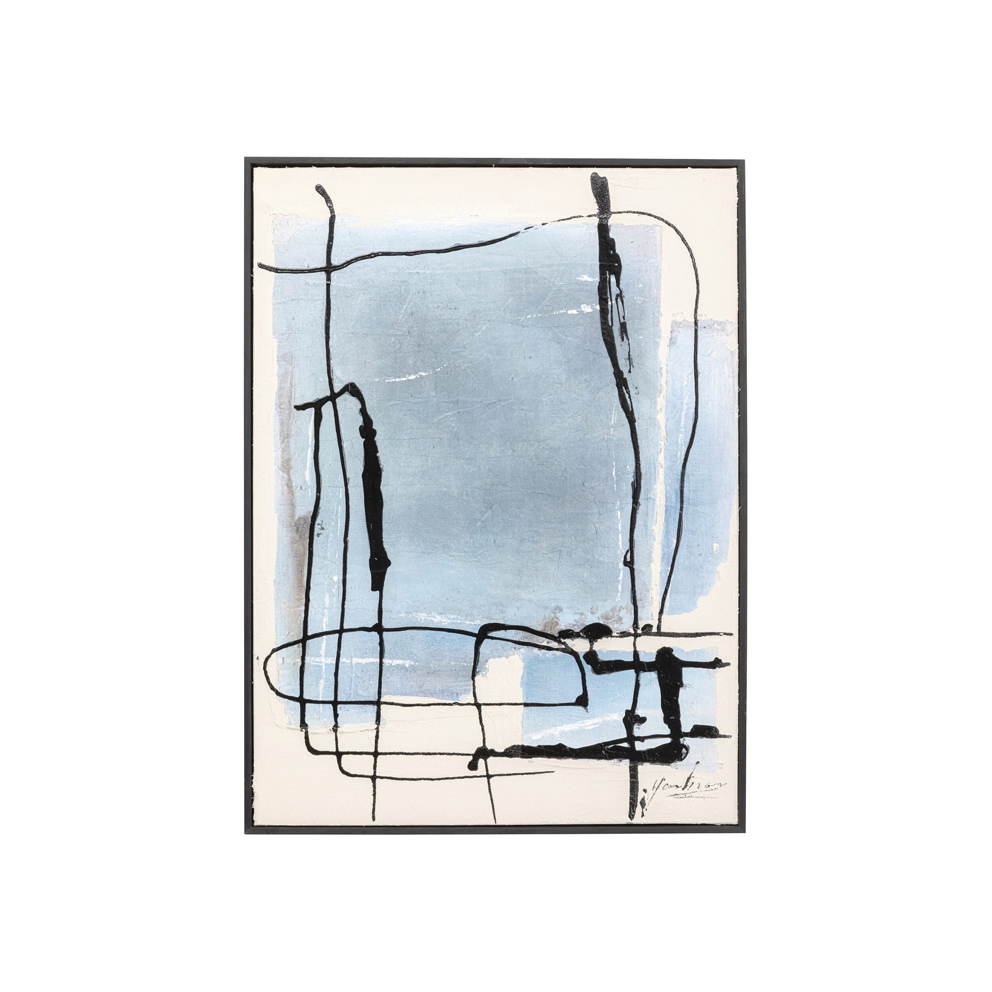 Painting Frame Dust 55x75cm blue Kare Design