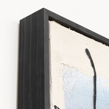 Peinture Frame Dust 55x75cm bleue Kare Design