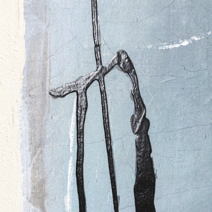 Schilderij Frame Dust 55x75cm blauw Kare Design