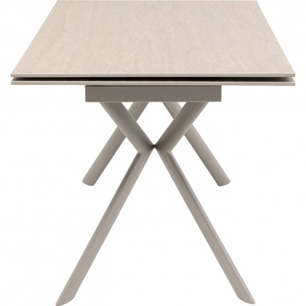 Extensible Table Xenia Travertino 200x80cm Kare Design