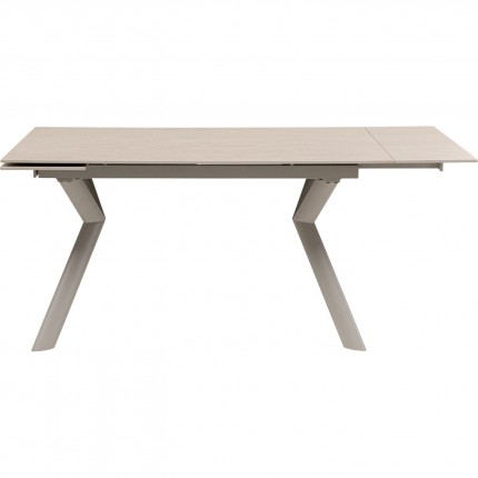 Table à rallonges Xenia Travertino 200x80cm Kare Design