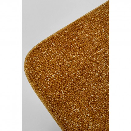 Draaifauteuil en Voetsteun Jules bruin Kare Design