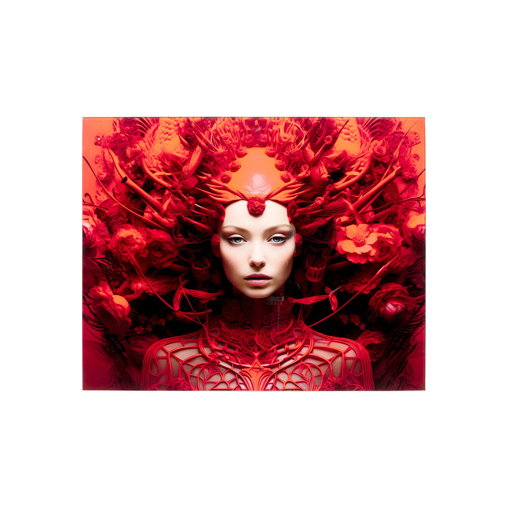 Wandfoto rode muze 50x40cm Kare Design