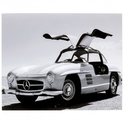 Glass Picture car profile 50x40cm Kare Design
